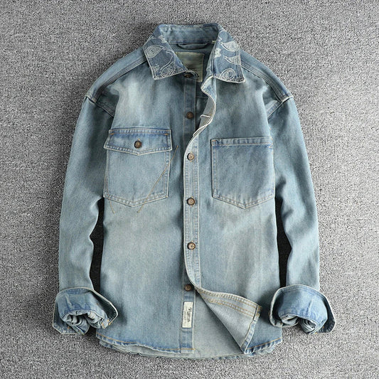 Nathaniel Blake Casual Denim Shirt