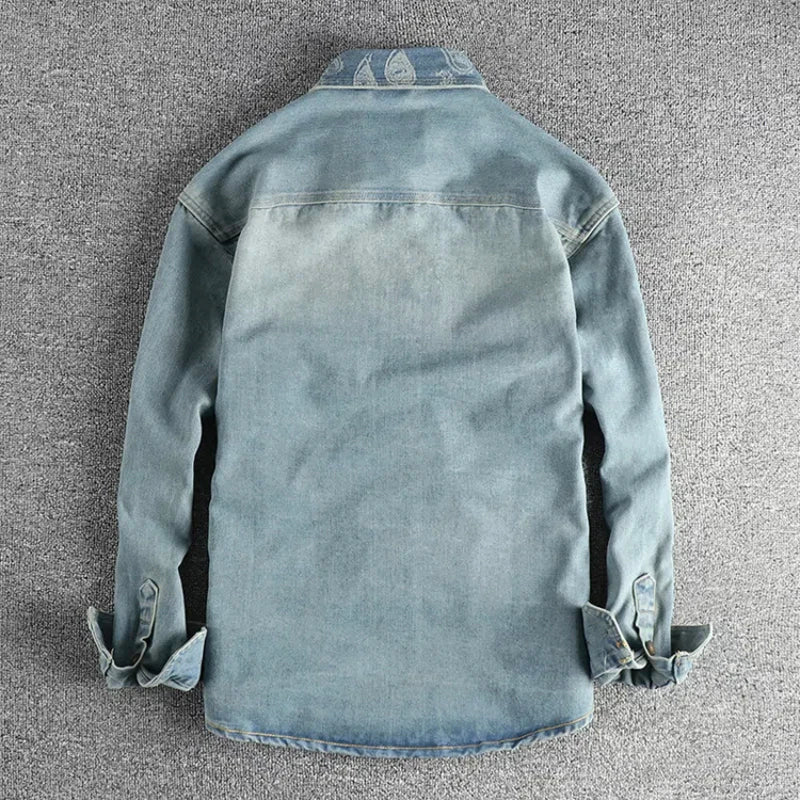 Nathaniel Blake Casual Denim Shirt