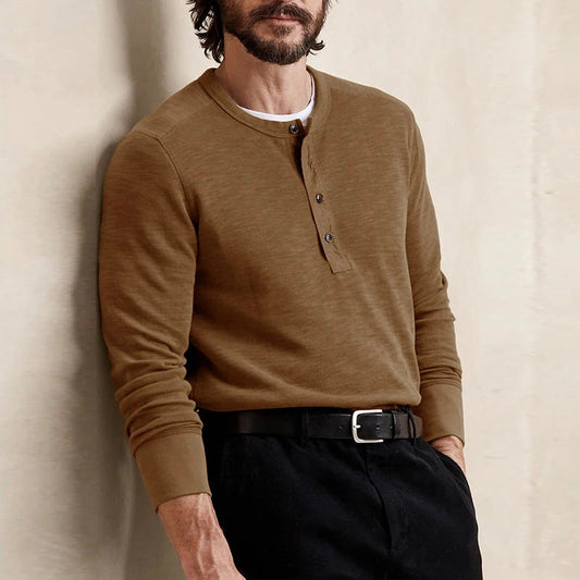 Nathaniel Blake Classic Henley Shirt