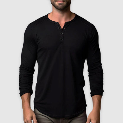 Nathaniel Blake Cotton Henley Shirt