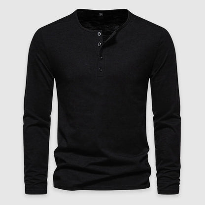 Nathaniel Blake Cotton Henley Shirt