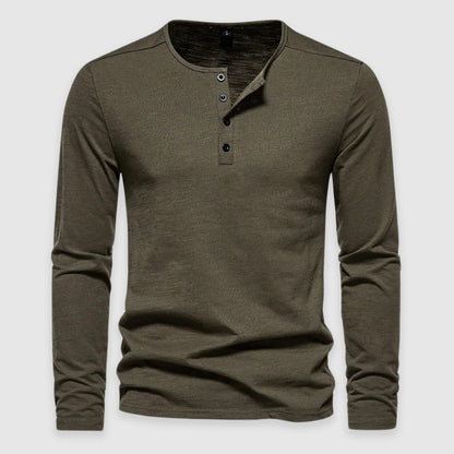 Nathaniel Blake Cotton Henley Shirt