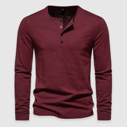 Nathaniel Blake Cotton Henley Shirt