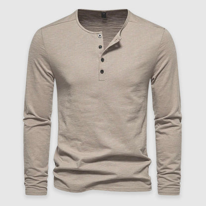 Nathaniel Blake Cotton Henley Shirt