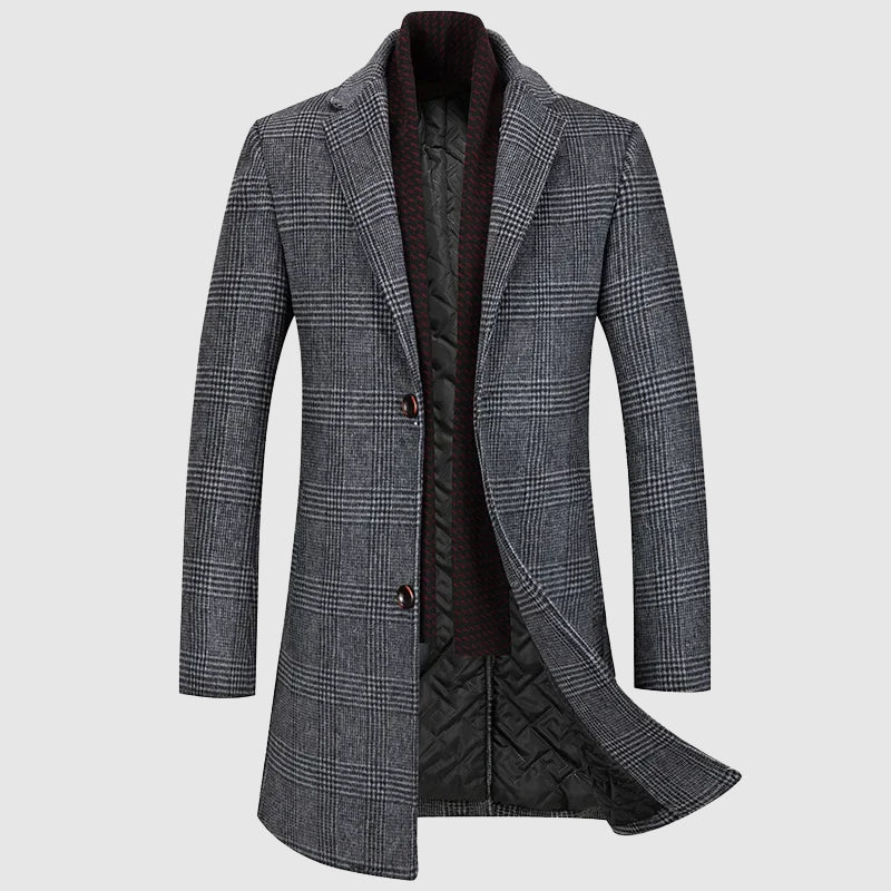 Nathaniel Blake Jasper Plaided Coat