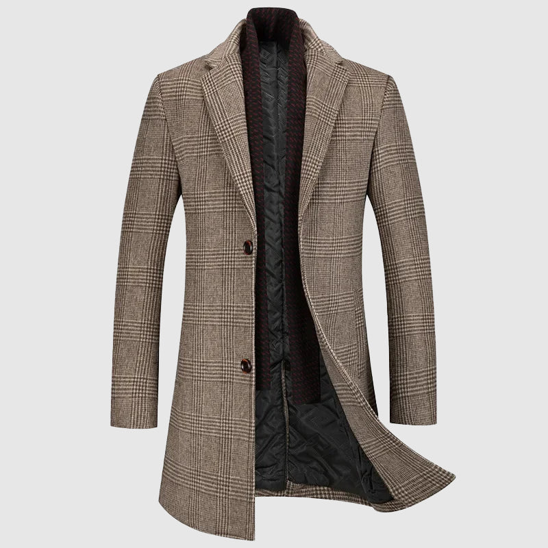 Nathaniel Blake Jasper Plaided Coat