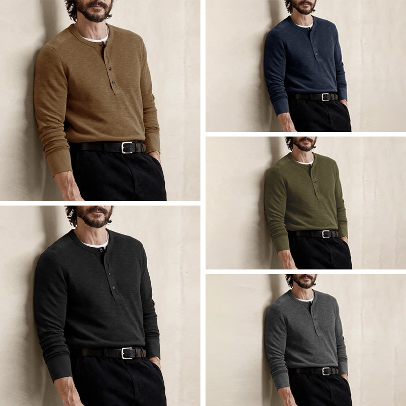 Nathaniel Blake Classic Henley Shirt