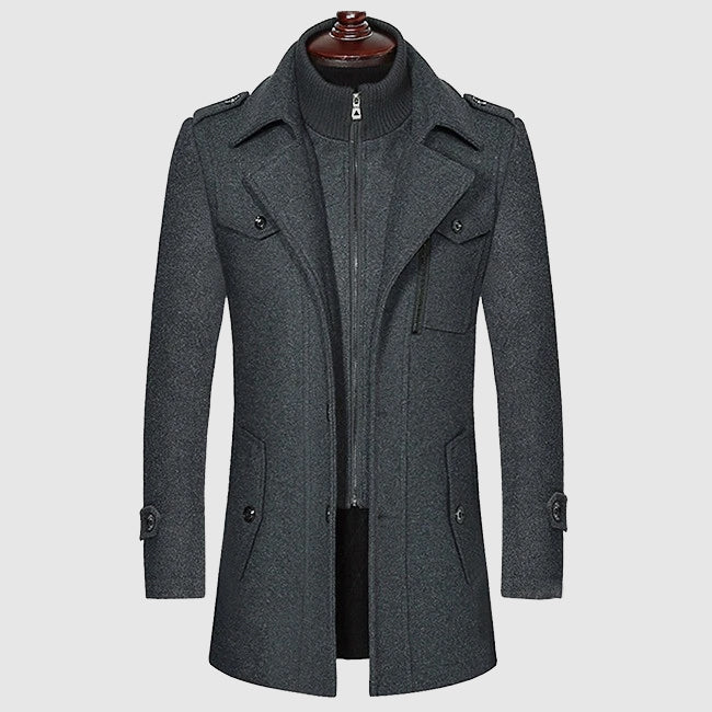 Remy L'Éminent Verdant Wool Blends Coat