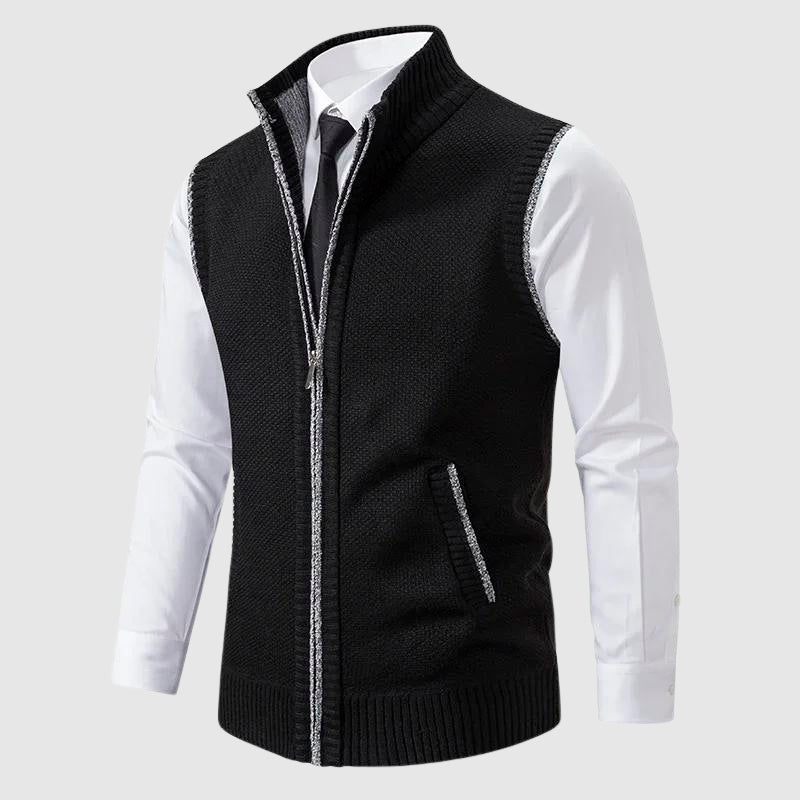 Remy L'Éminent Zip-Up Sweater Vest