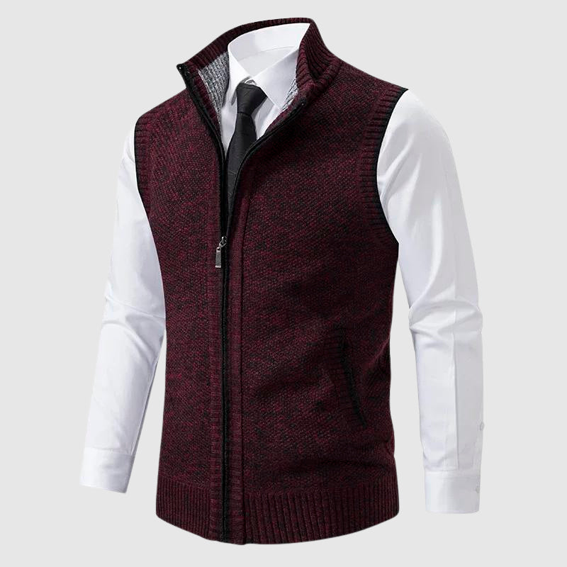 Remy L'Éminent Zip-Up Sweater Vest