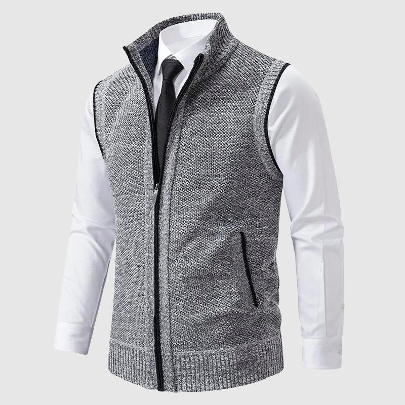 Remy L'Éminent Zip-Up Sweater Vest